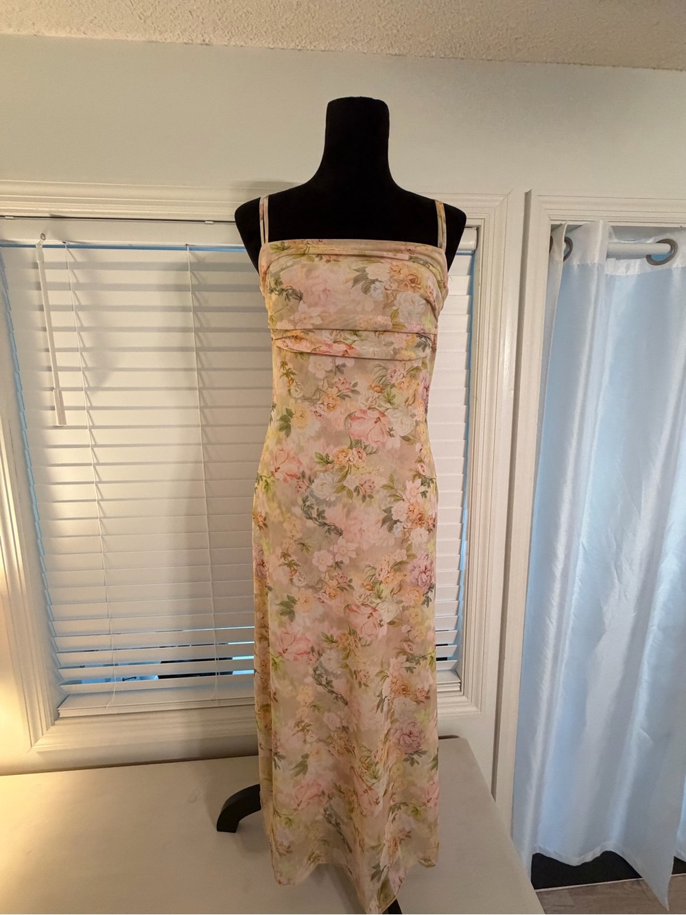 Fairy CottageCore Coquette See You Monday Floral Sleeveless Midi Dress Sz XL NWT
